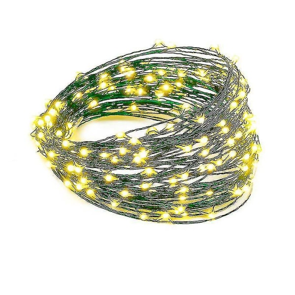 30m 50m 100m Led Fairy Lights Dekoration Sovrumsinredning nyårsgarl Green Warm White 50M With Controller