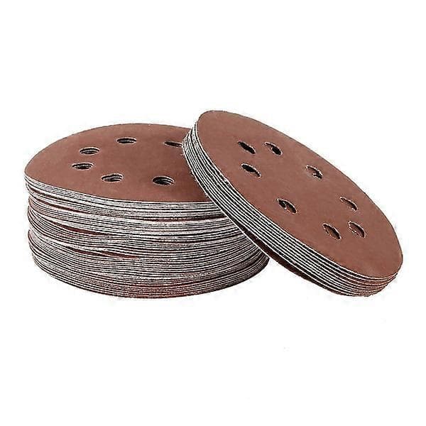 Rundt sandpapir til 125 mm polering