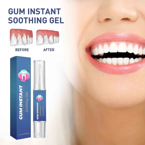 5 stk Gum Instant Treatment Gel, gingivaease Gum Pen, Dentizen Gum Therapy Gel, Dentizen Tandpletfjerner