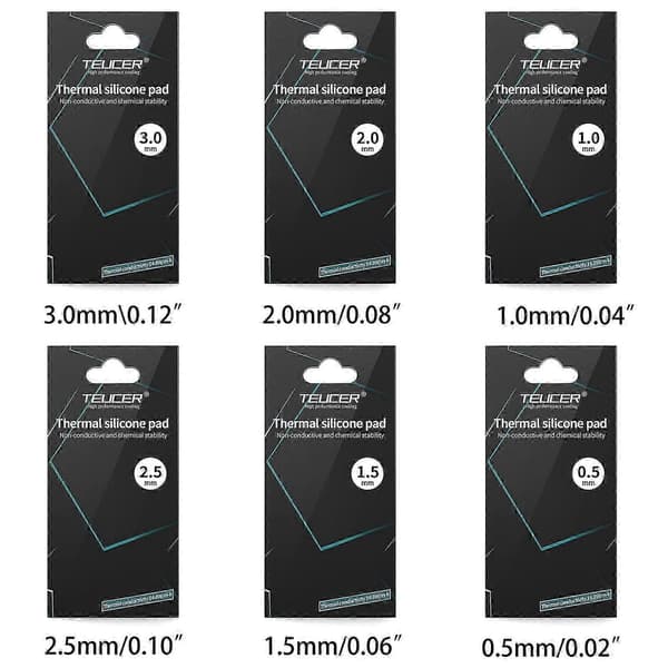 Termisk pute 14,8 W/m.k Termisk forbindelsespute, termisk ledningsevne gapfyller 0.5mm