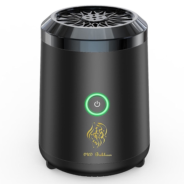 Bärbar Mini rökelsebrännare Bakhoor Uppladdningsbar USB Aroma Diffusor Elektrisk arabisk rökelsehållare Muslimsk heminredning