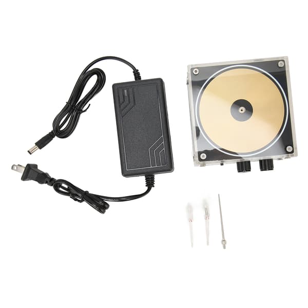 Music Coil 10cm Solid State Bluetooth Music Coil Arc Plasma Speaker Artificial Lightning Desktop Toy US Plug 100-240V