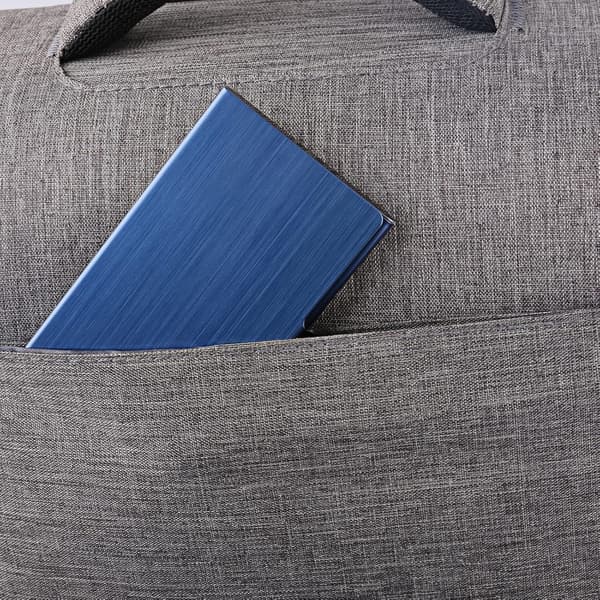 Visitkortholder, slankt etui, lommemetaletui blue