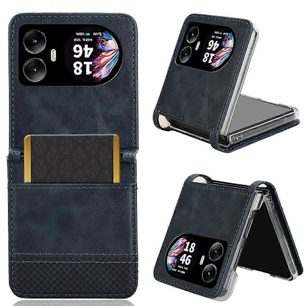 Til Blackview Hero 10 4G Etui Retro Tekstureret Læder+PC Telefon Etui med Kort Slot Multicolor Style C Style C Multicolor