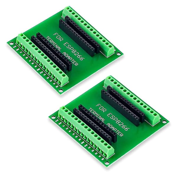 2 stk Esp8266 Breakout Board Gpio 1 til 2 for Esp8266 Esp-12e Nodemcu Utviklingstavle