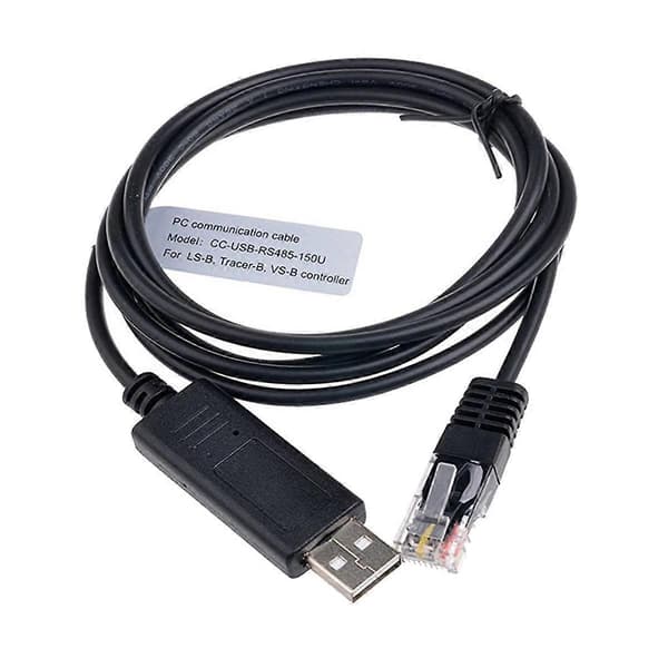 Solcellecontroller PC-kommunikationskabel CC-USB-RS485-150U USB til PC RS485 til EP Solar Charge Contr Black