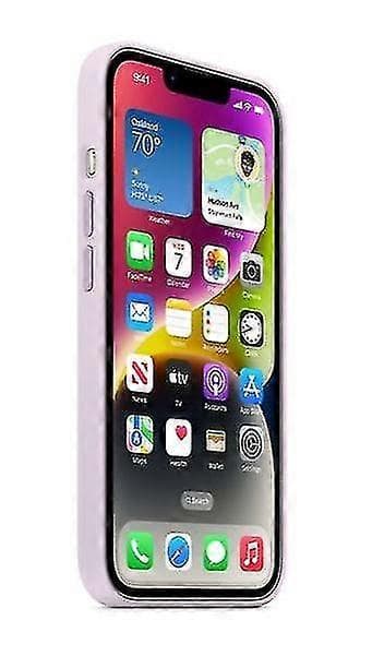 Silikone Telefon Cover Kompatibelt Med Iphone 14 Lilac
