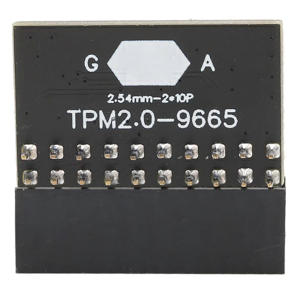 TPM 2.0 Krypteringssikkerhedsmodul 20Pin 2 10P Standalone Crypto Processor TPM 2.0 Modul til Win11 til Gigabyte til ASUS
