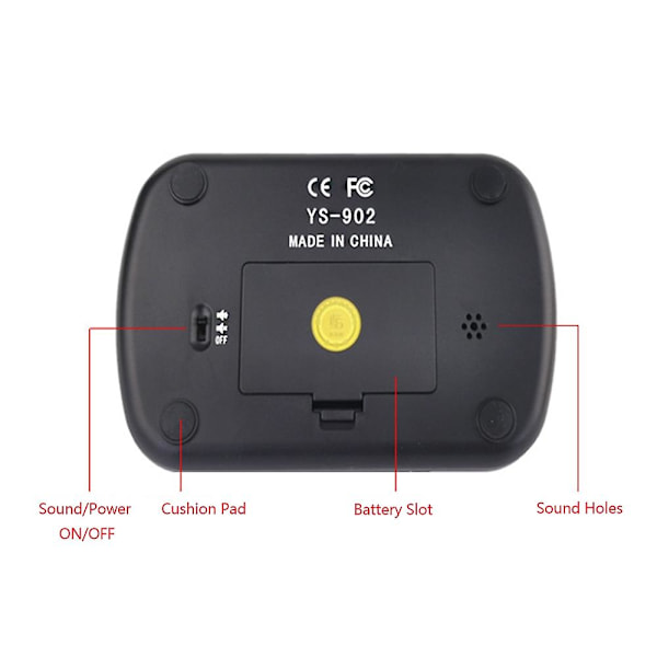 3-i-1 Multifunktionell Bärbar Professionell Schackklocka Digital Schacktimer Speltimer