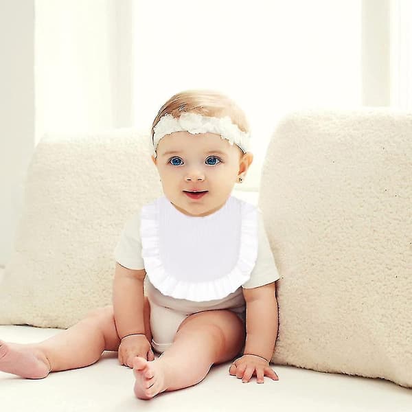 6-pakning Baby Bomull Siklesmekker White