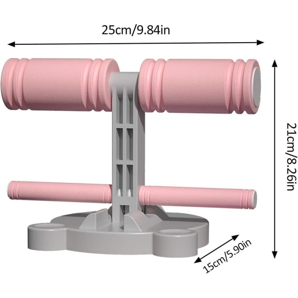 1 kpl Nordic Hamstring Curl -hihna Säädettävä Nordic Hamstring Curl Hamstring Curl Ovi Oviaukko Urheilu Crunch Säädettävä Kannettava pink upgrade