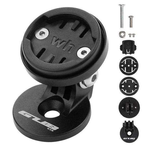Justerbar sykkelstyre Topplokkfeste med 4 adaptere for Garmin for Bryton for Cateye for Wahoo sykkelcomputere