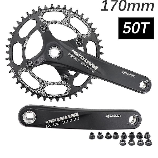 Prowheel Kampiakseli Neliöaukko Mtb Pyörä 104bcd 170mm 175mm Deckas Ketjurenkaat Maastopyörä 30t 32 34 36 38 40t 1x 2x 1 2 Nopeus 170mm and 50T