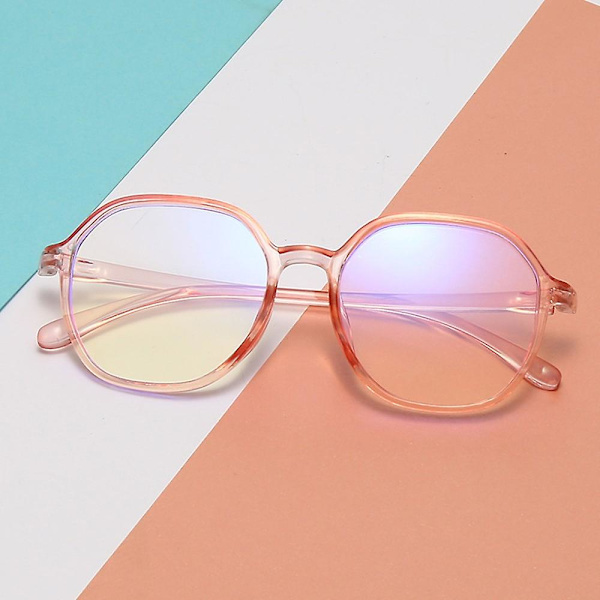 -1.0-1.5-2.0-2.5-3.0-4.0 Kiinteäväriset ja värigradientiset myopia-lasit miehille ja naisille pink Anit Blut Light 0