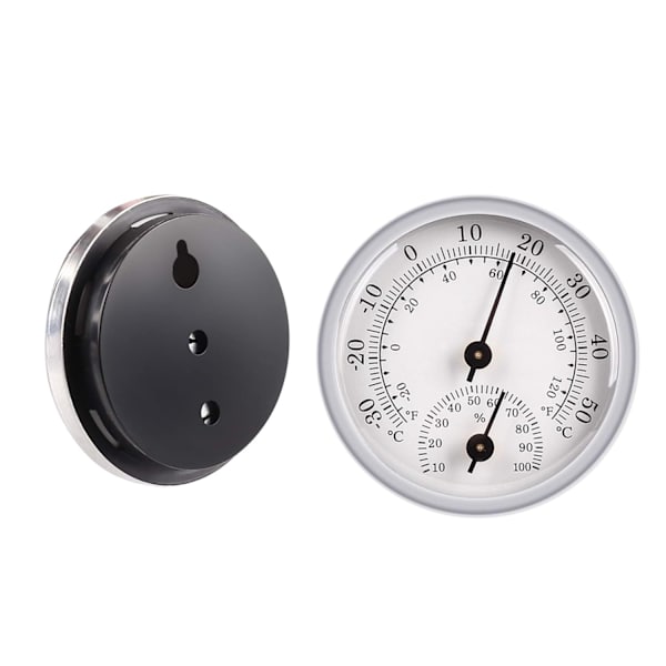 Analog termometer och hygrometer för inomhusbruk, tillförlitlig och bekväm reglering av rumstemperatur (3,8*2,8*0,9cm)