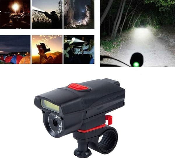 KINRADE Sykkellykt Foran Vanntett Super Lett Hodelykt MTB Belysning LED Lampe