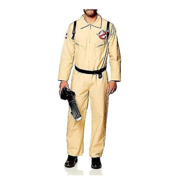 Ghostbusters Cosplay Animefigur Halloweenkostymer för Män Vuxenleksaker Ghost Busters Vapen Jumpsuits Karnevalskostymer Kläder M
