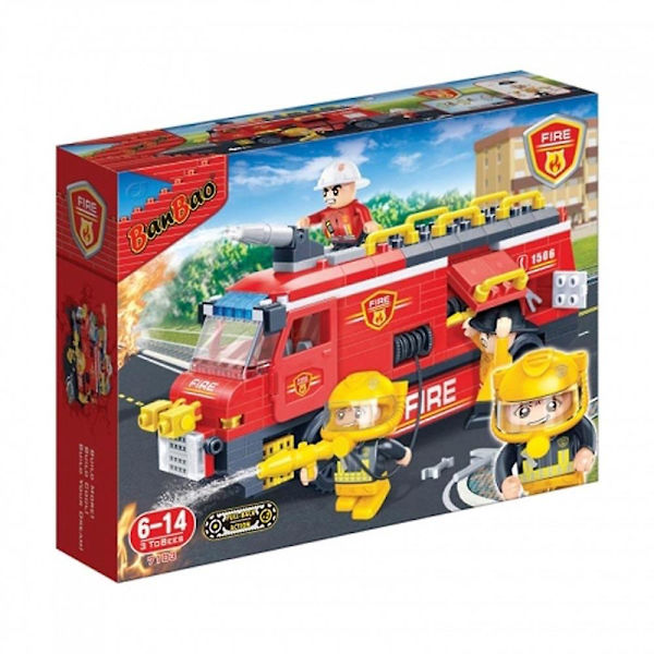 BanBao Interlocking Blocks Brandbil 7103 (288 Dele)