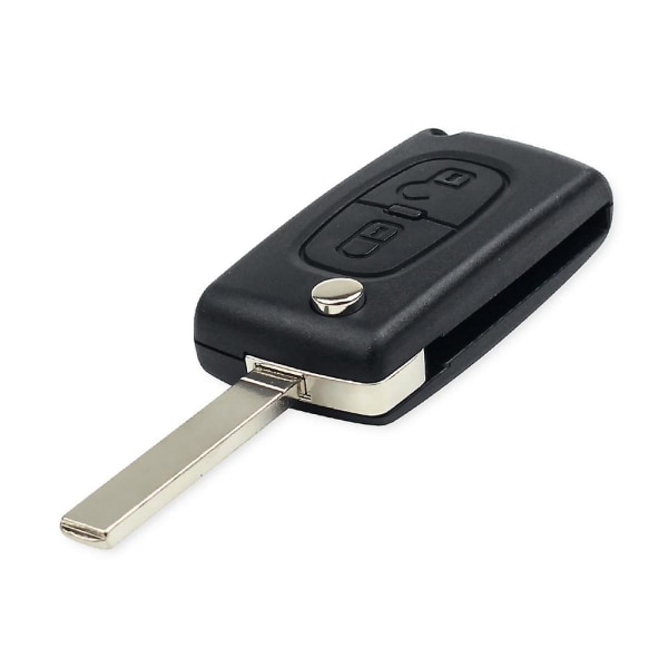 Ersättningsnyckelskal för Fiat Scudo Ulysse Passar Lancia Phedra Hu83/va2 Blad Ce0523 Ce0536 2/3/4 Knappar Fjärrkontrollshölje 3 Buttons VA2 CE0536