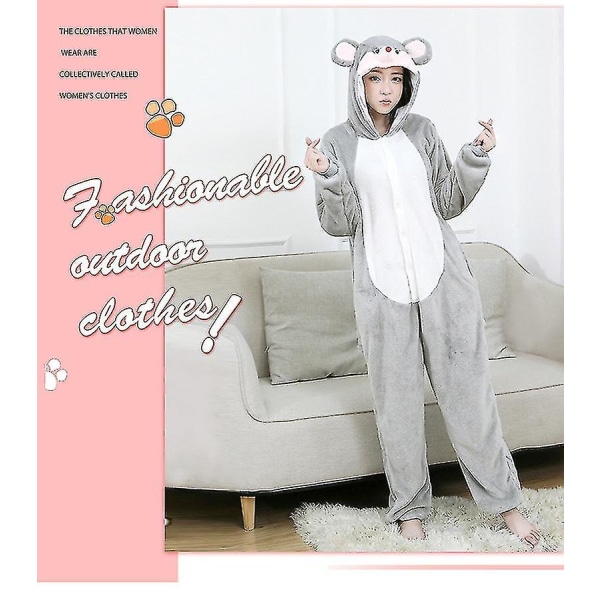 Hiiren Pyjama Eläin Onesie Yksisarvinen Pyjama Pegasuksen Puku Kigurumi Pyjamat Halloween Cosplay L