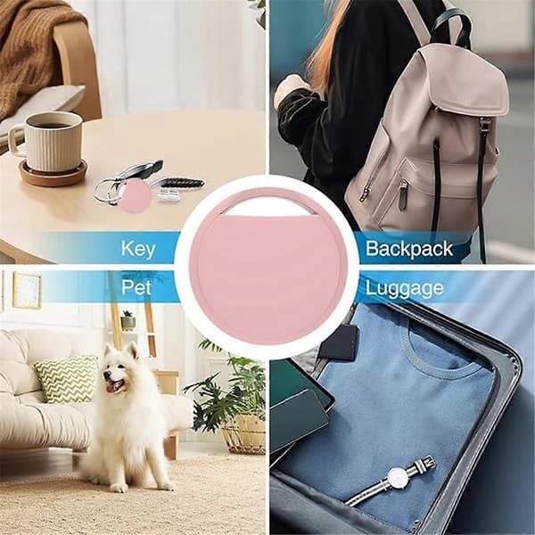 4-pack smarta spårningsbrickor för Hitta, för bagage, plånböcker, nycklar, väskor, husdjur Black