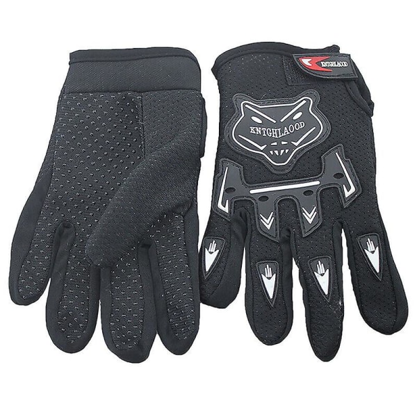 Hela fingret cykelhandskar Bmx Mtb Cykling Barn Handskar Pojkar Flickor Black