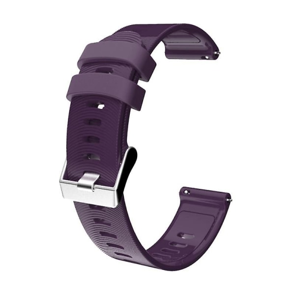 Til Garmin Forerunner 245 Rem Erstatningsarmbånd Til Garmin Forerunner 245 Print Silikone dark purple