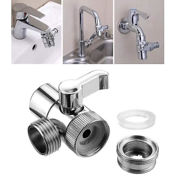 Switch Vandhane Adapter Aerator Vandhane Connector Køkkenvask Splitter Brusespuds Aflederventil