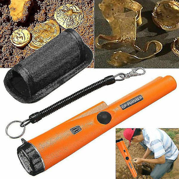 Metalldetektor, Fullt Vattentät Handhållen Pinpointer, Hög Precision Handhållen Skattjakt Sökare