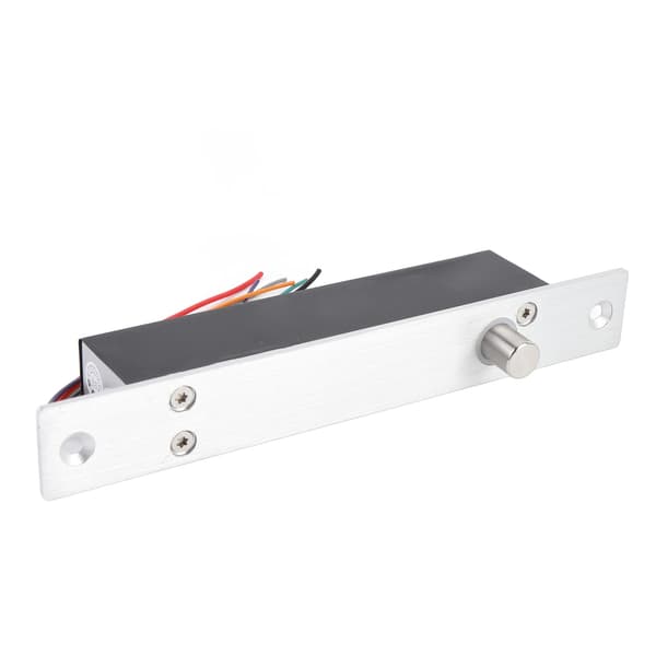 Electric Drop Bolt Lock 12V NC Mode Electronic Security Lock Electric Mortise Lock with Time Delay for Door Access Control