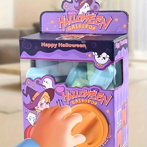 Mini Leksaksspelbox Samlarfigur Märke Gachapon Maskin med Söta Dockor, Perfekt för Födelsedag, Höstfestival, Thanksgiving, Julgåvor Pumpkin Party