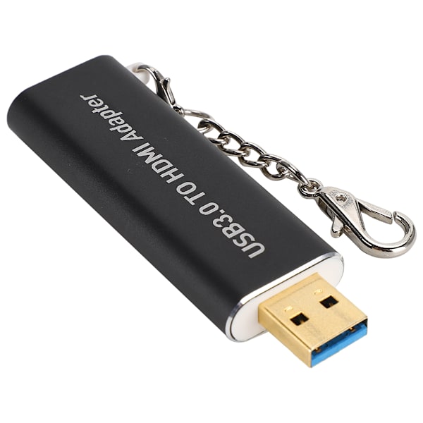 USB 3.0 til HDMI-adapter til stationær computer, bærbar computer, notebook, video- og lydkonverter til Windows 7/8/10