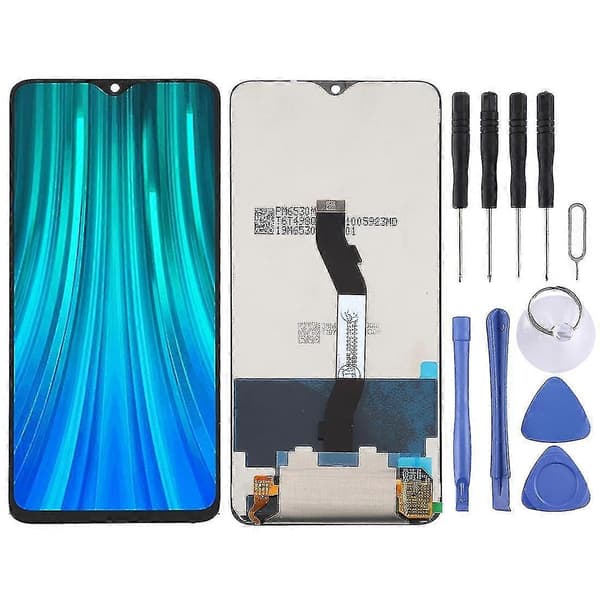 Tft Lcd-skærm til Xiaomi Redmi Note 8 Pro med Digitizer Fuld Montering (sort)