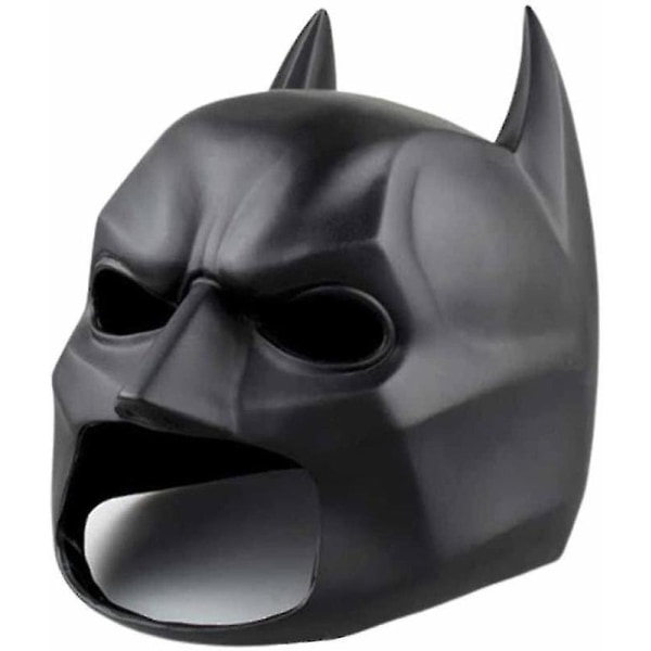 Bta-man-maske, med kappe The Dark Knight Rises Latex-hjelm Voksen Cosplay-rekvisitt, svart