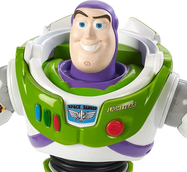 2024, Pixar Actionfigur Buzz Lightyear Ledad, Leksak för Barn, Frx12