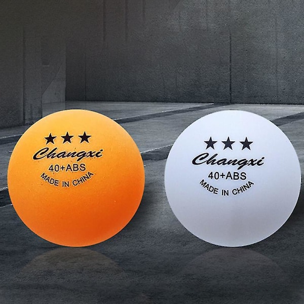 Bordtennisball 50/100 stk Bulk Abs Ping Pong Ball 3-stjerners 40+ Standard størrelse treningsball kompatibel med spill Orange 100pcs