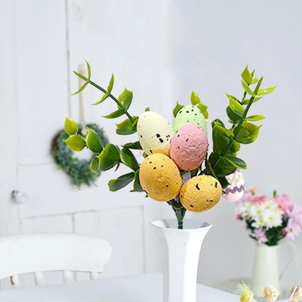 Easter Egg Tree Picks gør-det-selv-blomster Decor, æg-trægrene gør-det-selv påskestængler