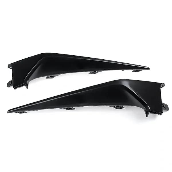 2X Front Bumper Lip Splitter Grille Nedre Trim Støping Diffusor Beskyttelseslist for 2.0L 2020-2021