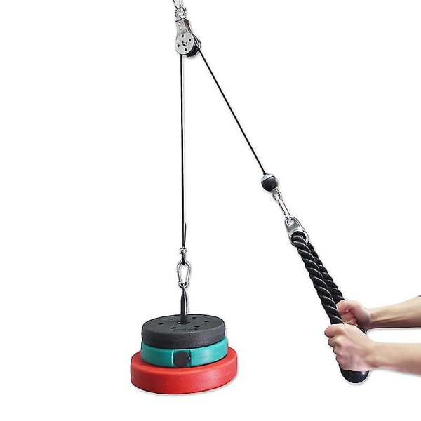 2m-5m Kuntosalilaitteiden Vaijeriköysi Raskaaseen Käyttöön Teräksestä Vaihto-osat Kotikuntosalille Kuntosalilaitteiden Vaijerirullalle Tarvikkeet Halkaisija 5mm Adjustable-2M