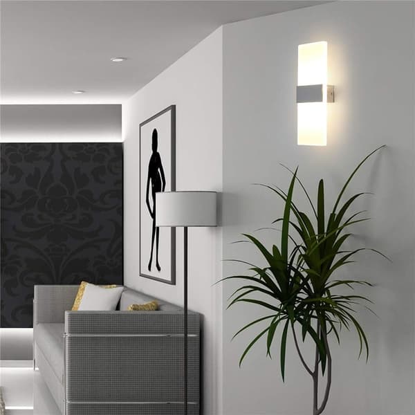 2*12W Wall Lamp Indoor Dimmable LED Acrylic Wall Light Modern D