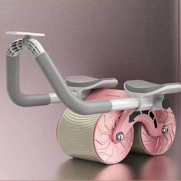 Vatsan rullan automaattinen palautusharjoittelu Vatsalihasten artefakti Harjoitus Fitness Kotitalous pink