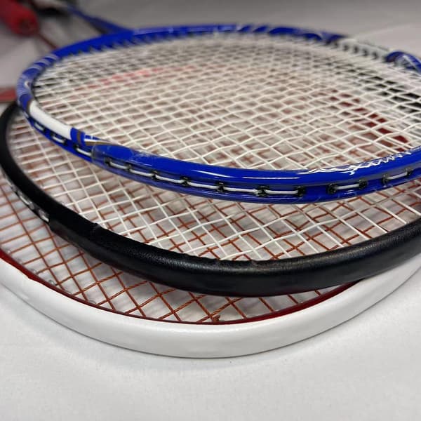 3 Delar Tennisracket Skyddstejp Racket Skyddstejp Racket Tillbehör White