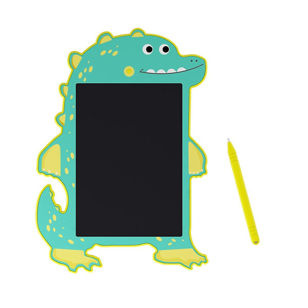 8,5 tuuman piirustuslevy Vihreä Dinosaurustoys LCD-kirjoituslevytabletti Lasten piirustuslevy Oppimislelu pojille ja tytöille