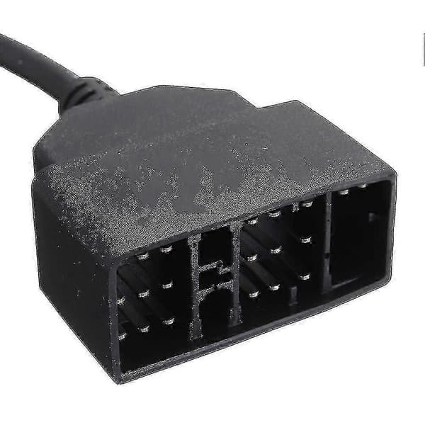 Toyota 22-bens Obd1 til 16-bens Obd2 Diagnostisk Scanner Adapterkabel Black