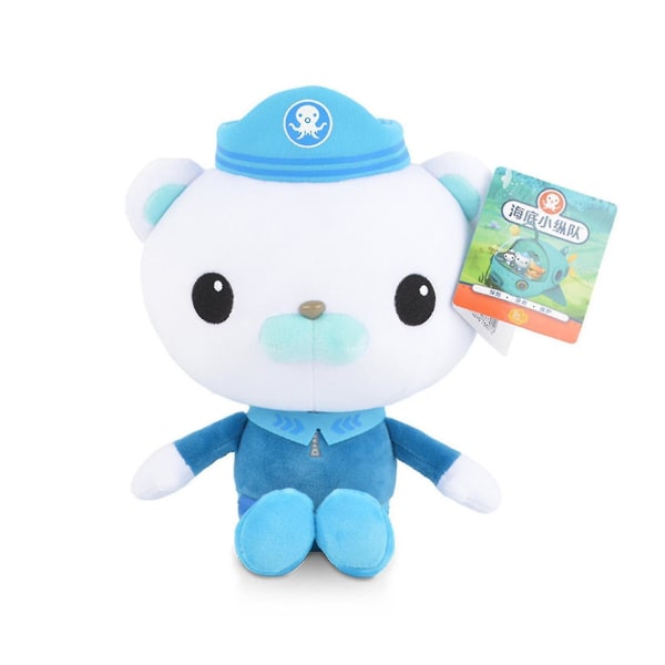 2023 Animerte Havdyr Plysj Leke, 12 tommer Barnacles The Octonauts Fyllte Myk Pute, Barnegave, Hjemmedekor Dashi