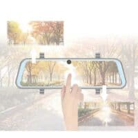 1 piece rearview mirror and rear view camera 10 dashcam with