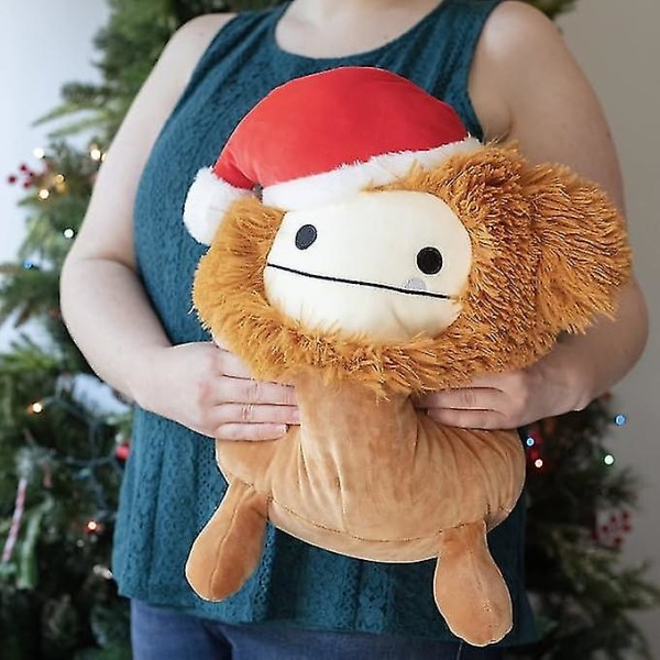 Bigfoot Plyslegetøj Blødt og Squishy Julefyldt Dyr - Fantastisk Gave til Børn