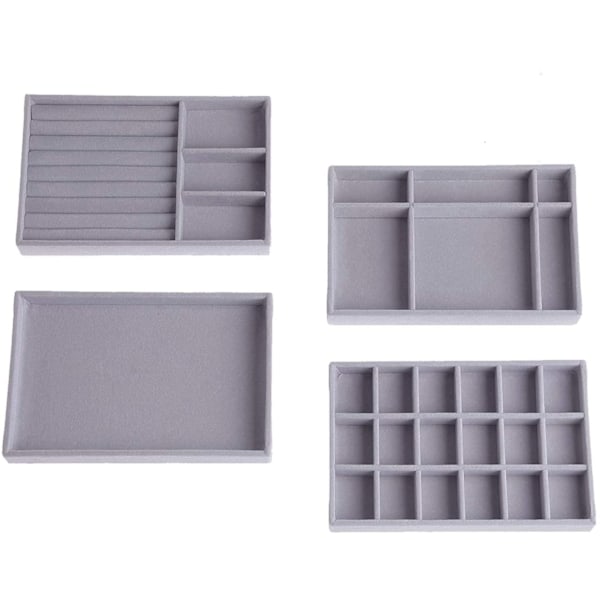 Smyckesbrickor Organizer Stapelbar Smyckestillbehör