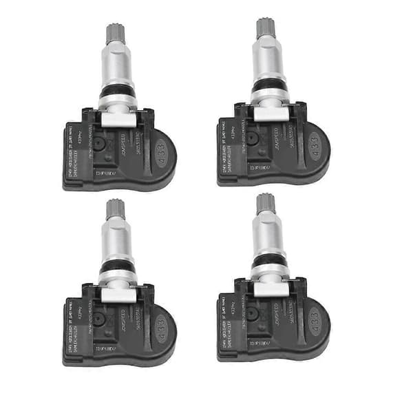 4 STK TPMS Dæktryksovervågningssensor 56053031AD til Chrysler 300 29 Plastic + Metal