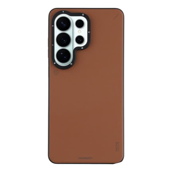 YOUNGKIT Mobilskall til Samsung Galaxy S26 Ultra Magnetisk PU + PC - Bronse